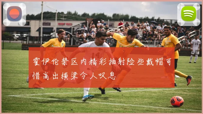 霍伊伦禁区内精彩抽射险些戴帽可惜高出横梁令人叹息